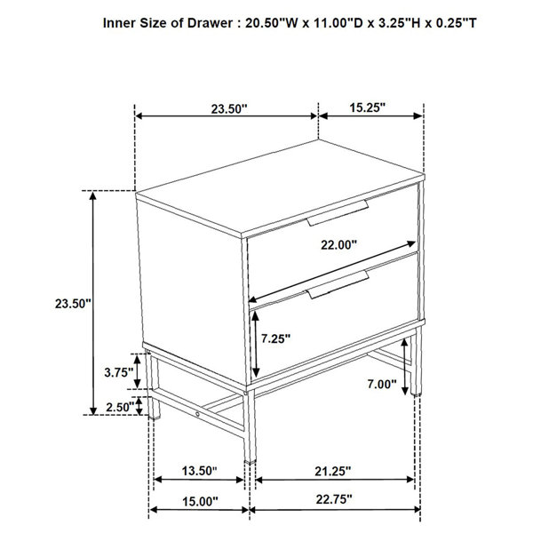 Dimensions du produit