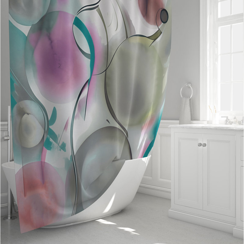 Rideau de douche Coreon, H 72 po x l 70 po