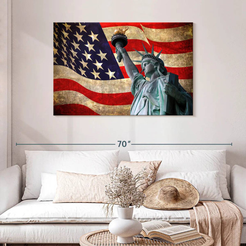 Marchelle American Lady Liberty, H 30 po x l 45 po