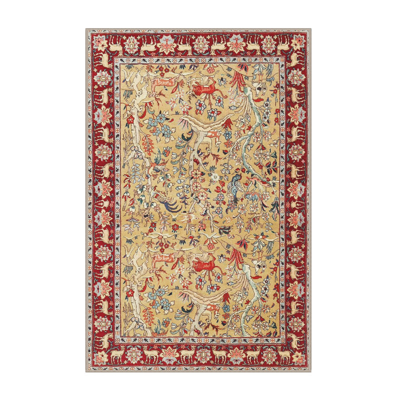 Coerper Oriental Indoor Rug, Rectangle 5' x 8'