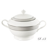 Lorren Home Trends La Luna Bone China 4 qt. Tureen