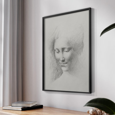 " Vintage Sketch L " on Paper