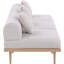Canapé modulaire d'extérieur rembourré 3 pièces en oléfine de 106,5 po Madeleine-1640875382