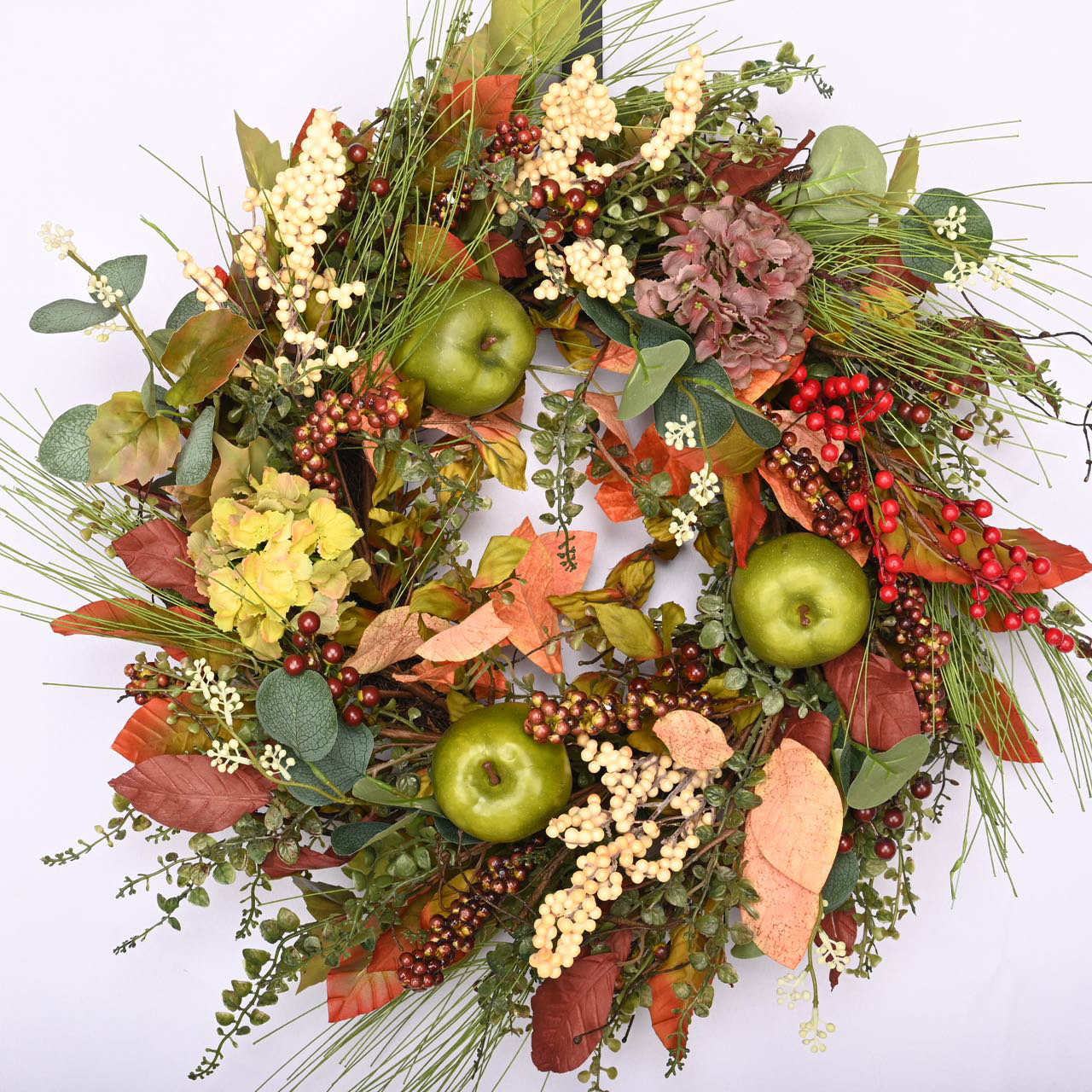 The Holiday Aisle® Handcrafted Faux Berry Silk 24'' Wreath