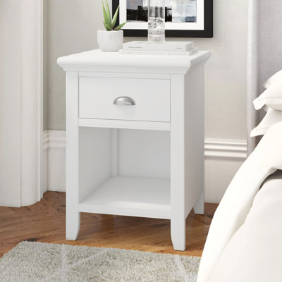 Ziggy 46.2cm W Solid Wood Bedside Table