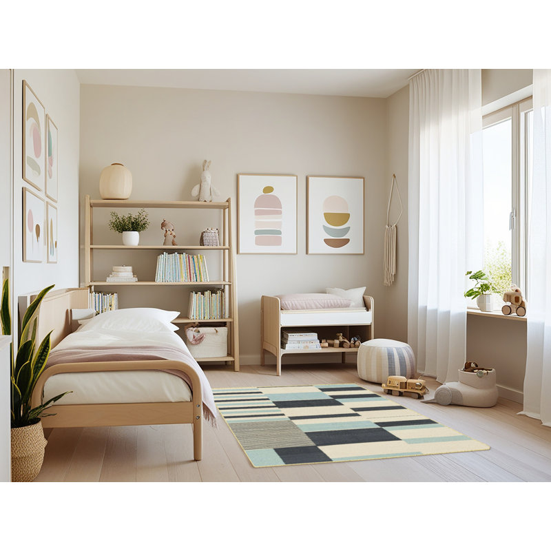 Alynne Abstract Indoor Rug, Rectangle 3' x 5'