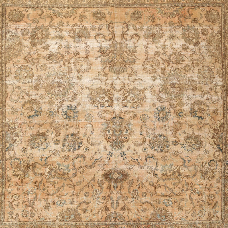 Eller Wool Oriental Indoor Rug, Square 8'