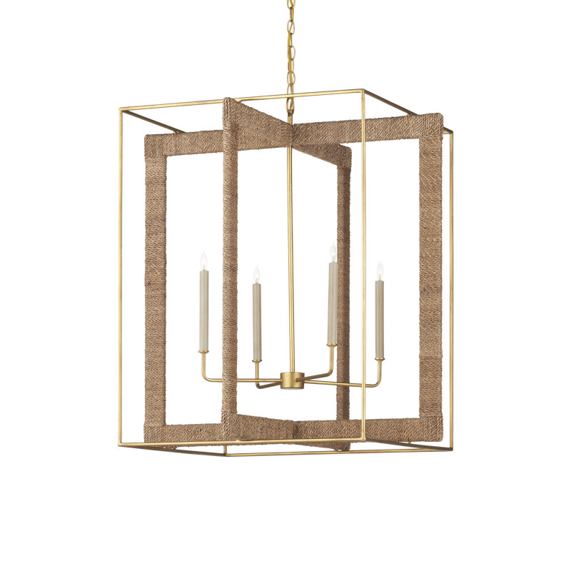 Lustre géométrique à 4 lumières Purebred