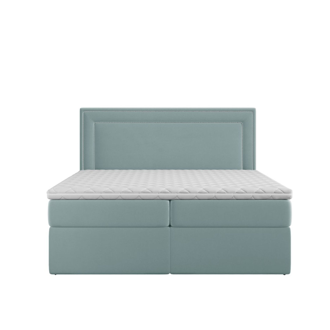 Boxspringbett Boretti mit Topper und Stauraum