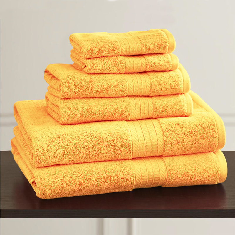 Ensemble de serviettes de bain 2 pièces Frisbee, Bouton d'or