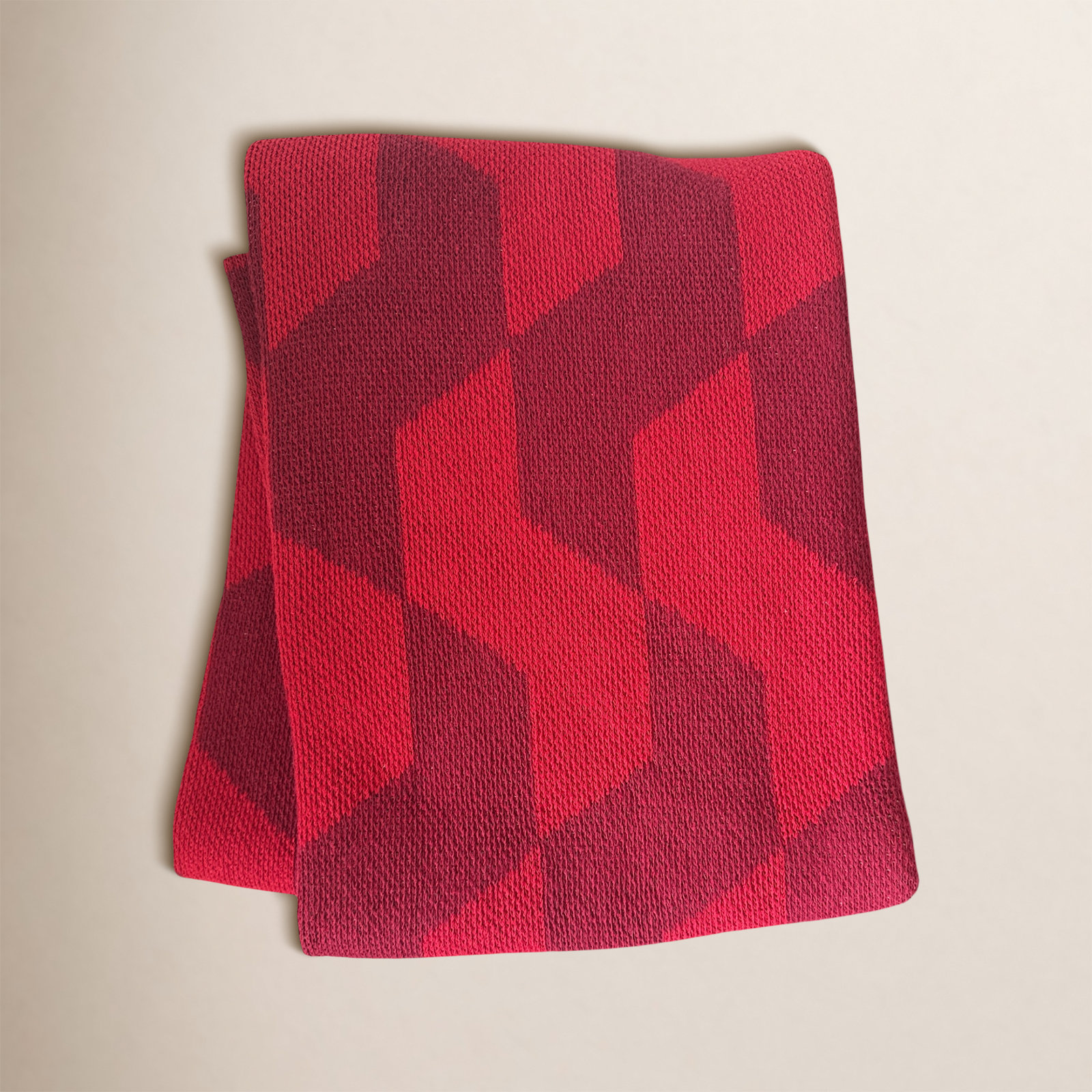 Zagg Knit Throw Blanket, Red