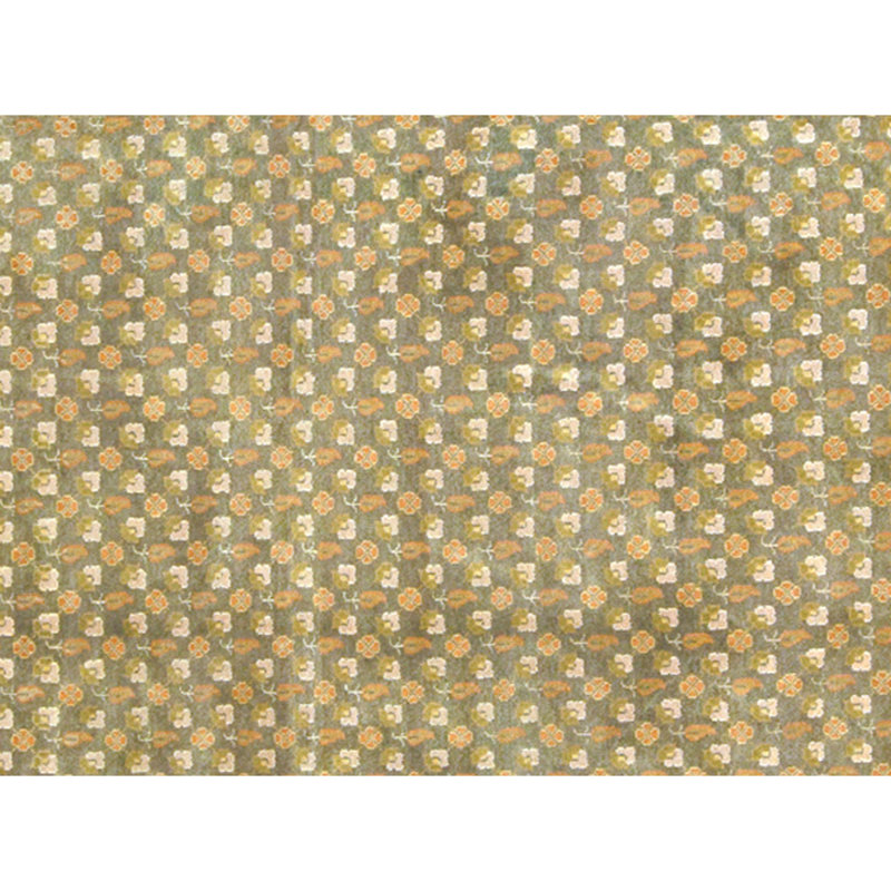 Hand Knotted Wool Area Rug in Black