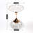Modern Metal Round Tray Side Table With Pedestal Base-1341089501