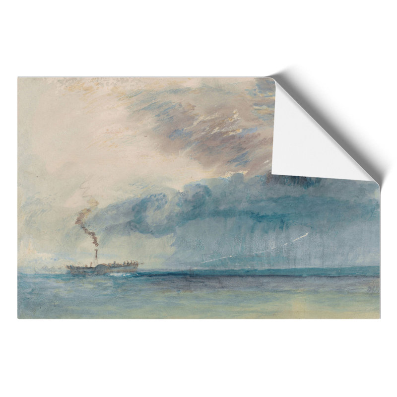A Paddle Steamer by Joseph Mallord William Turner - Frameless Print, 30cm H x 42cm W x 0.1cm D