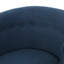 Baignoire chic en tissu bleu marine, assise confortable, assise relaxante en pieds de bouleau et structure en bois-1166734704