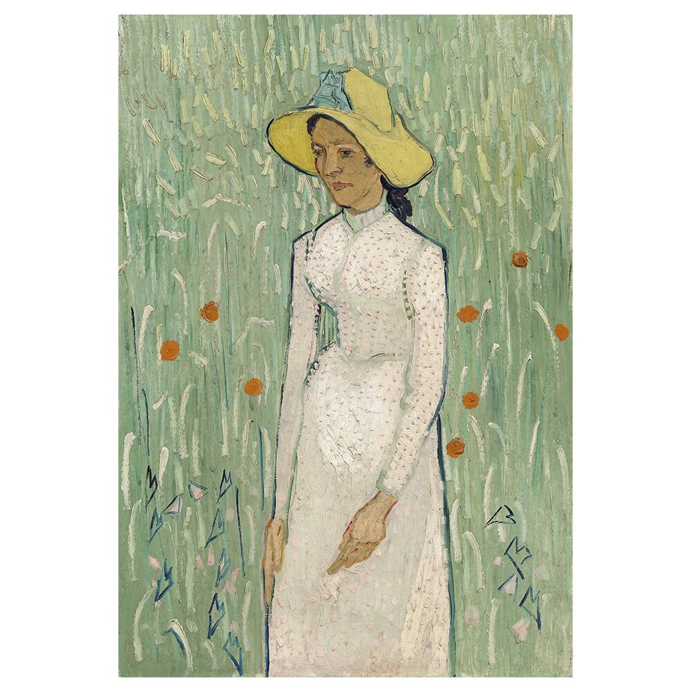 Leinwandbild Girl In White von Vincent Van Gogh