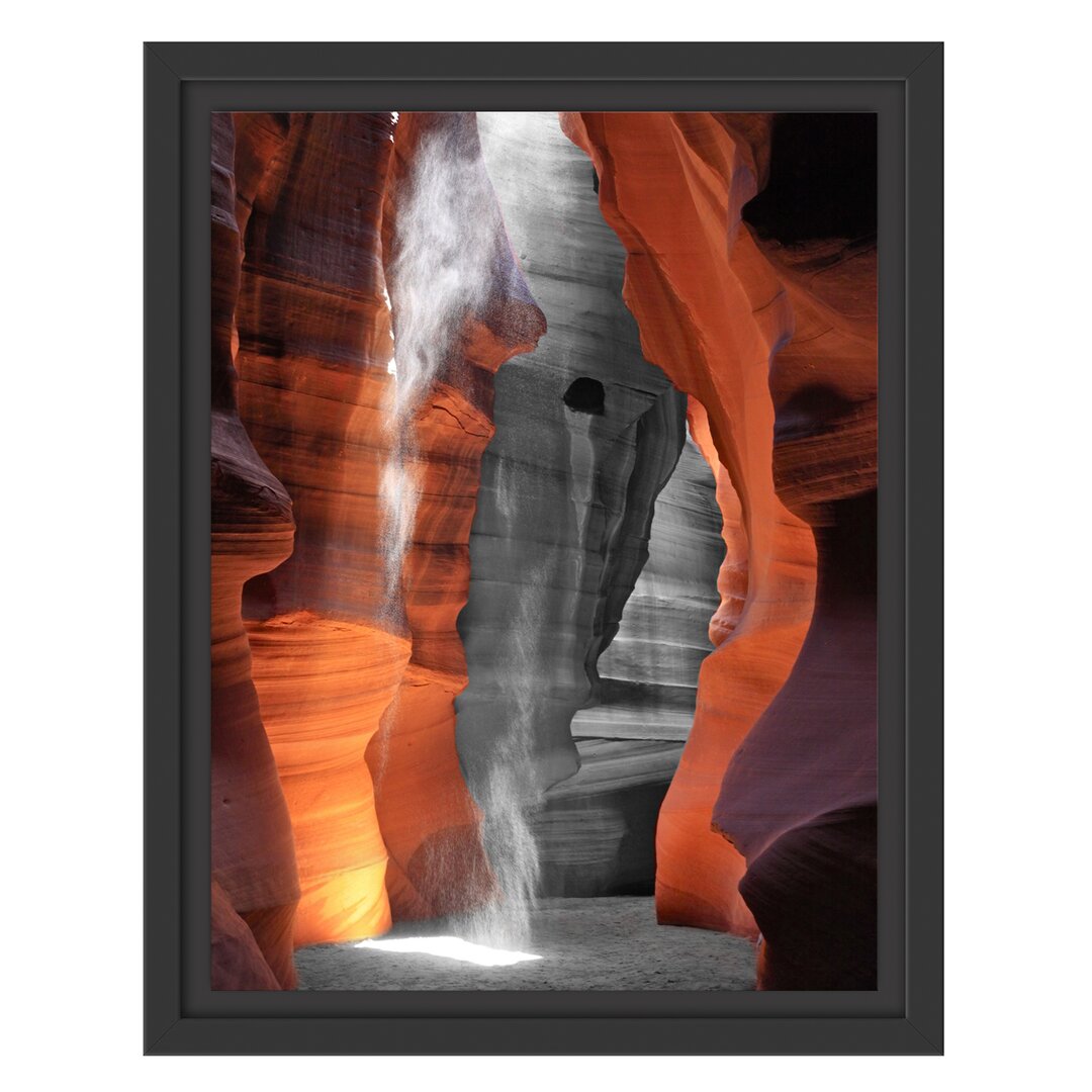 Gerahmtes Wandbild prächtiger Antelope Canyon