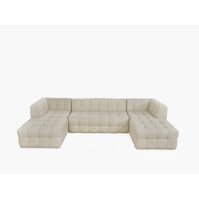 Akinside Upholstered U-Shaped Sectional Symmetrical
