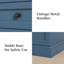 19.7'' Wide Nightstand With 3 Drawers-566379611