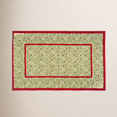 Liljan Floral Christmas Tablecloth