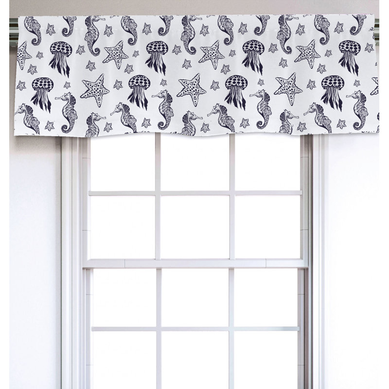 Sateen Ruffled Window Valance