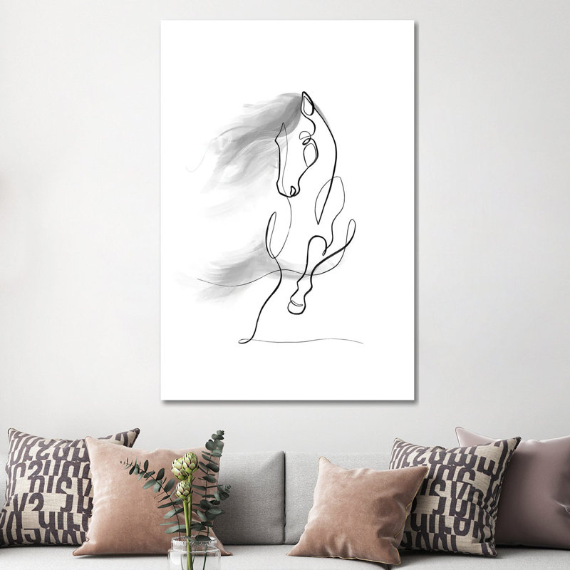 Zodiac Gold Aries by The Whiskey Ginger - Wrapped Canvas Gallery-Wrapped Canvas Giclée, Wrapped Canvas