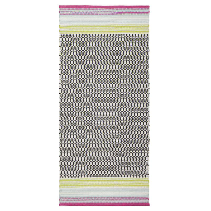 Farner cm Cotton Flatweave Area Rug, Runner 60 x 140cm