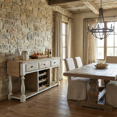 Samons Solid Wood Console Table