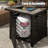 Outdoor Ceramic Gas Fire Pit Table, 50,000 BTU Rectangular Ceramic Fire Pit With Lid, Hidden Tank Storage