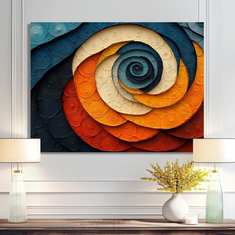 Omika - Abstract Large Wall Art, H 34 po x l 44 po, Toile tendue, Ne s’applique pas
