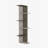 Geometric Tall Corner Bookcase-1761317657