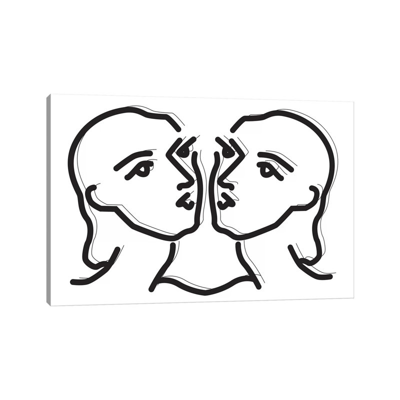 Gemini - Wrapped Canvas Print, 101.6 cm H x 66.04 cm W x 1.91 cm D