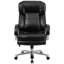 Chaise de bureau ergonomique Belladonna Big & Tall LeatherSoft avec appui-tête et accoudoirs en boucle