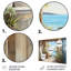«Bathroom and Coastal Escape I» - Art mural en métal-1968450800