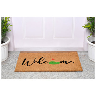 Hole in One Welcome Doormat