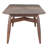78" Espresso Solid Wood Dining Table