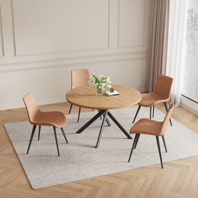 Table de salle à manger ronde Rohun