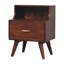 Quantico 45 cm W Solid Wood Bedside Table