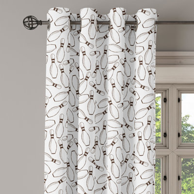 Sateen Blackout Curtains / Drapes Single Panel