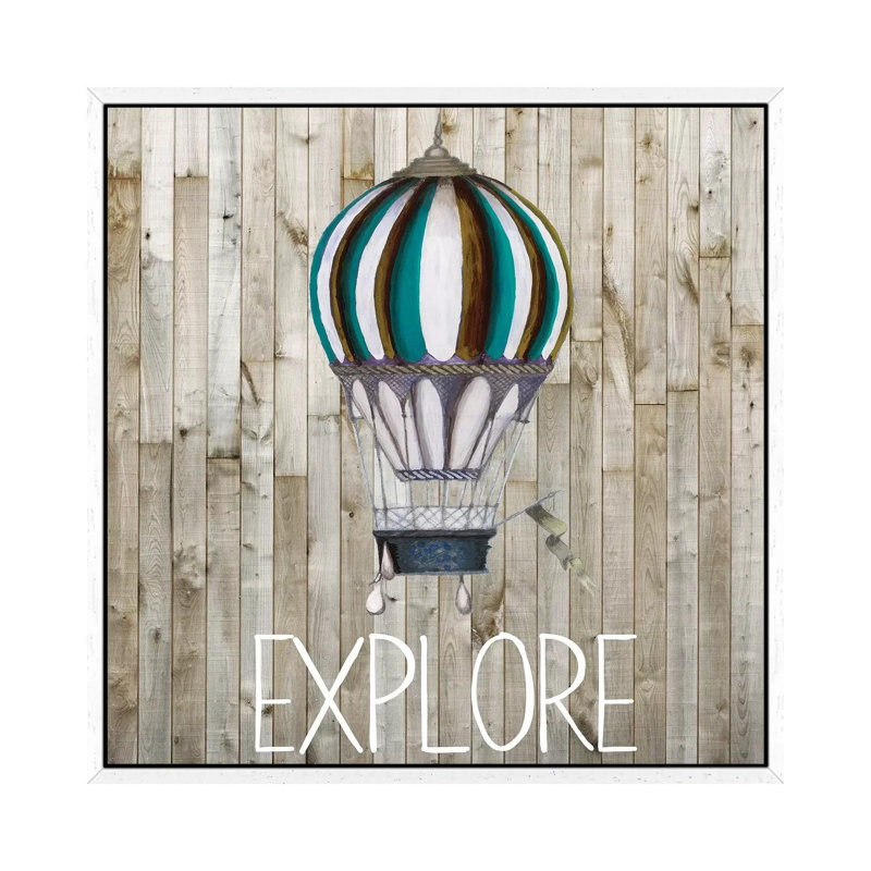 Young Explorer III by Studio W - Gallery-Wrapped Canvas Giclée on Canvas, White Floater Frame, 66.04cm H x 66.04cm W
