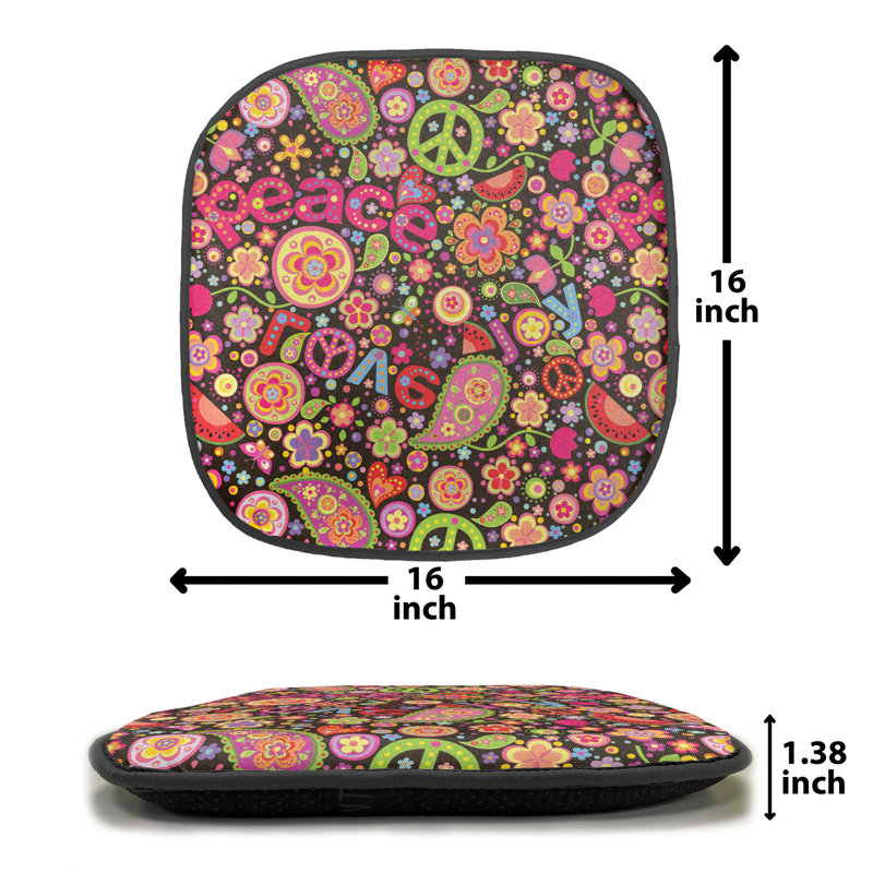 Outdoor 1.38'' Dining Chair Seat Cushion