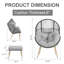 Chaise de hamac de patio avec coussin Azuredee-711777715-711658812