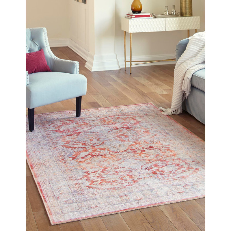 Chenille Oriental Indoor Rug, Rectangle 5' x 8'