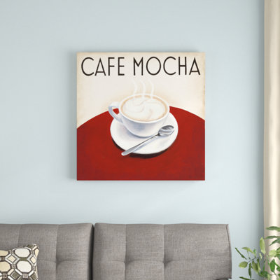 " Cafe Moderne V " Watercolor Painting