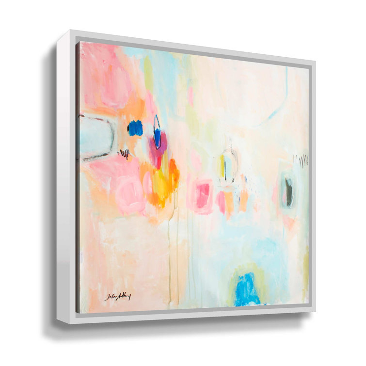 Rosa Abstract by Jolina Anthony Painting on Canvas