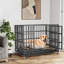 Cage pour chien en acier robuste Dero-674911633-674911634