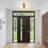 Janto 3-Light Glass Semi Flush Mount-825938346