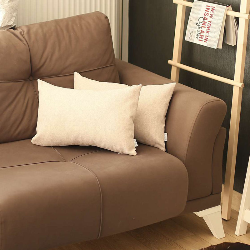 Housse de coussin réversible, Blanc