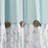 Linen Button Botanical Garden Cotton Blend Semi Sheer Curtain Single Panel-1248174319