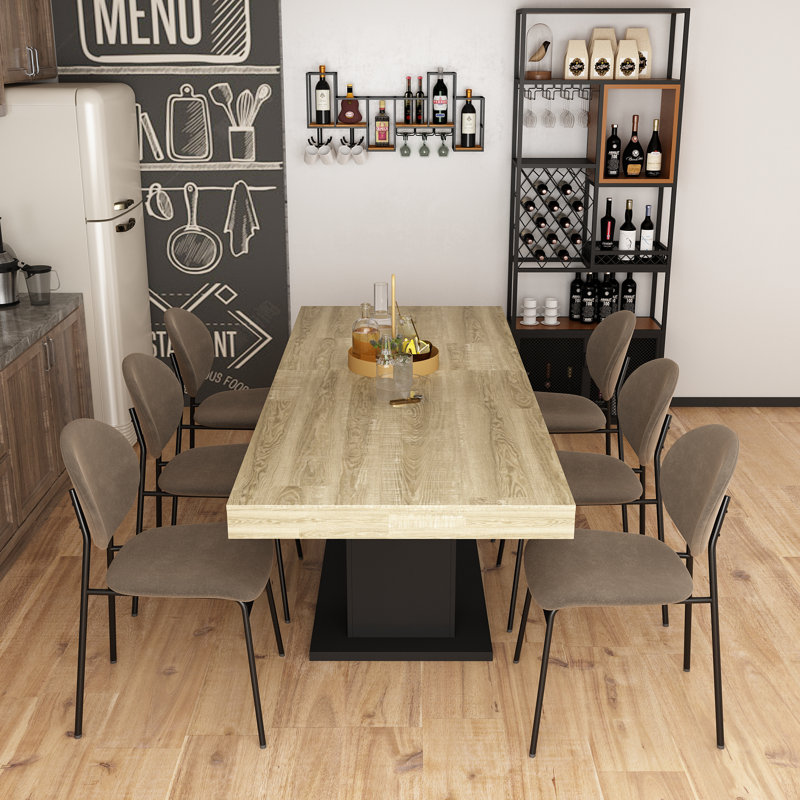 Azzedine 31.5 " Extendable Rectangular Dining Table, Black